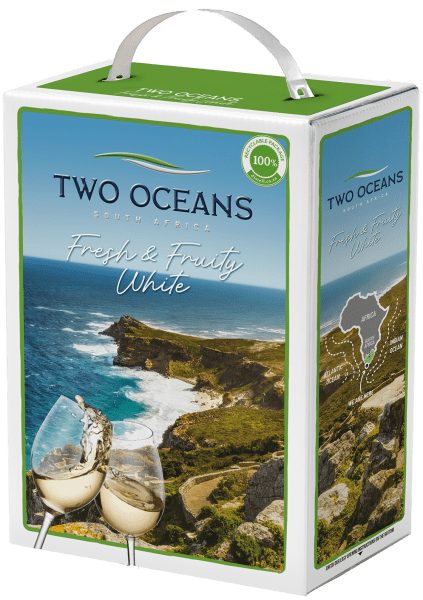 Two Oceans Fresh & Fruity White hanapakkaus 3 L