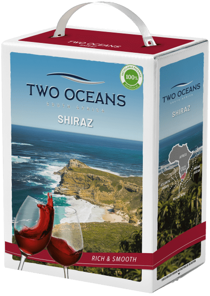 Two Oceans Shiraz hanapakkaus 3 L