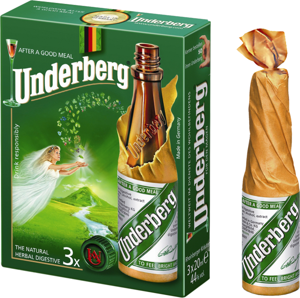 Underberg Bitter 44% 3X2cl