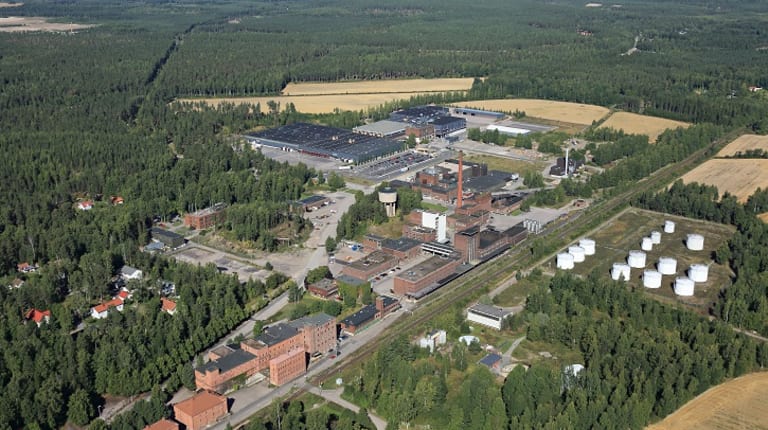 Rajamäki plant area, including beverage plant, logistic centre and technical ethanol plant