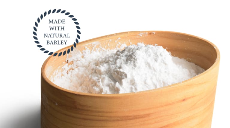 Regenerative Barley starch is renewable and natural raw material