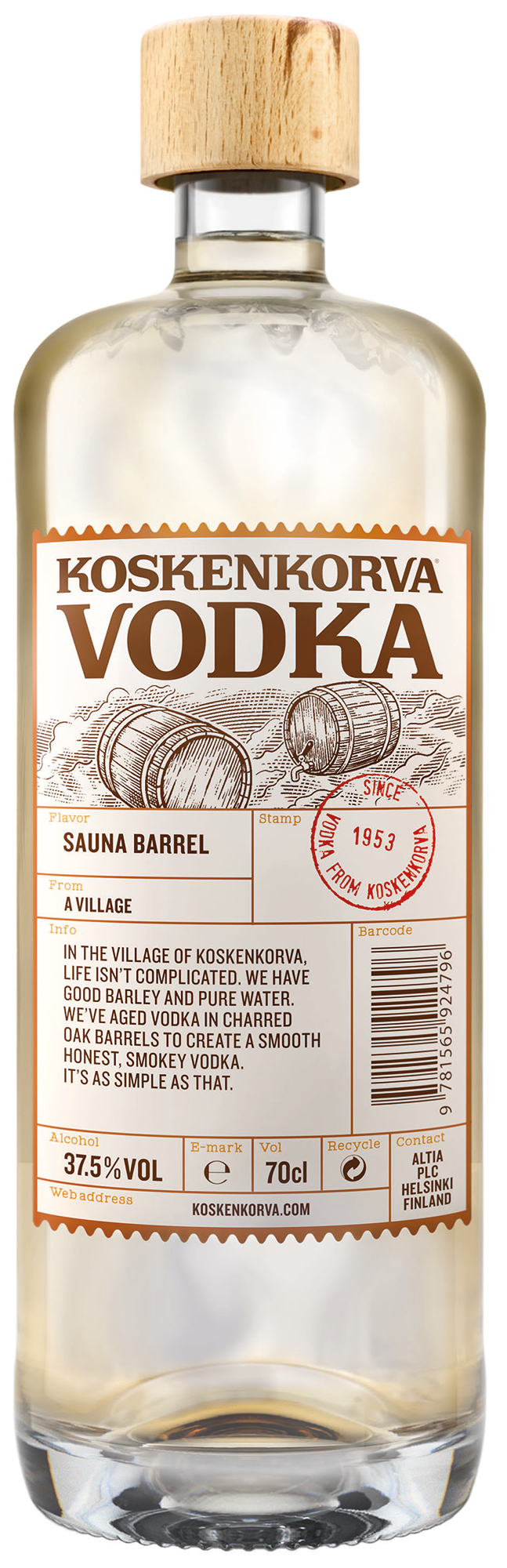 Koskenkorva Sauna Barrel