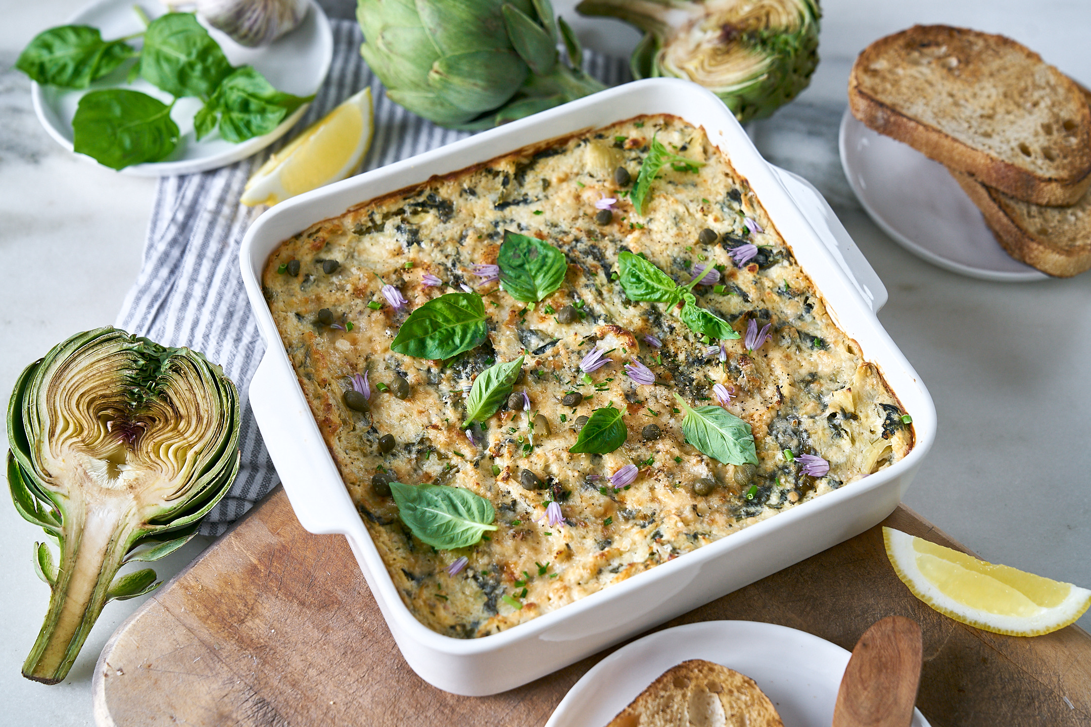 Steam-Baked Lightened-Up Artichoke Dip | Combi Steam Oven Recipes