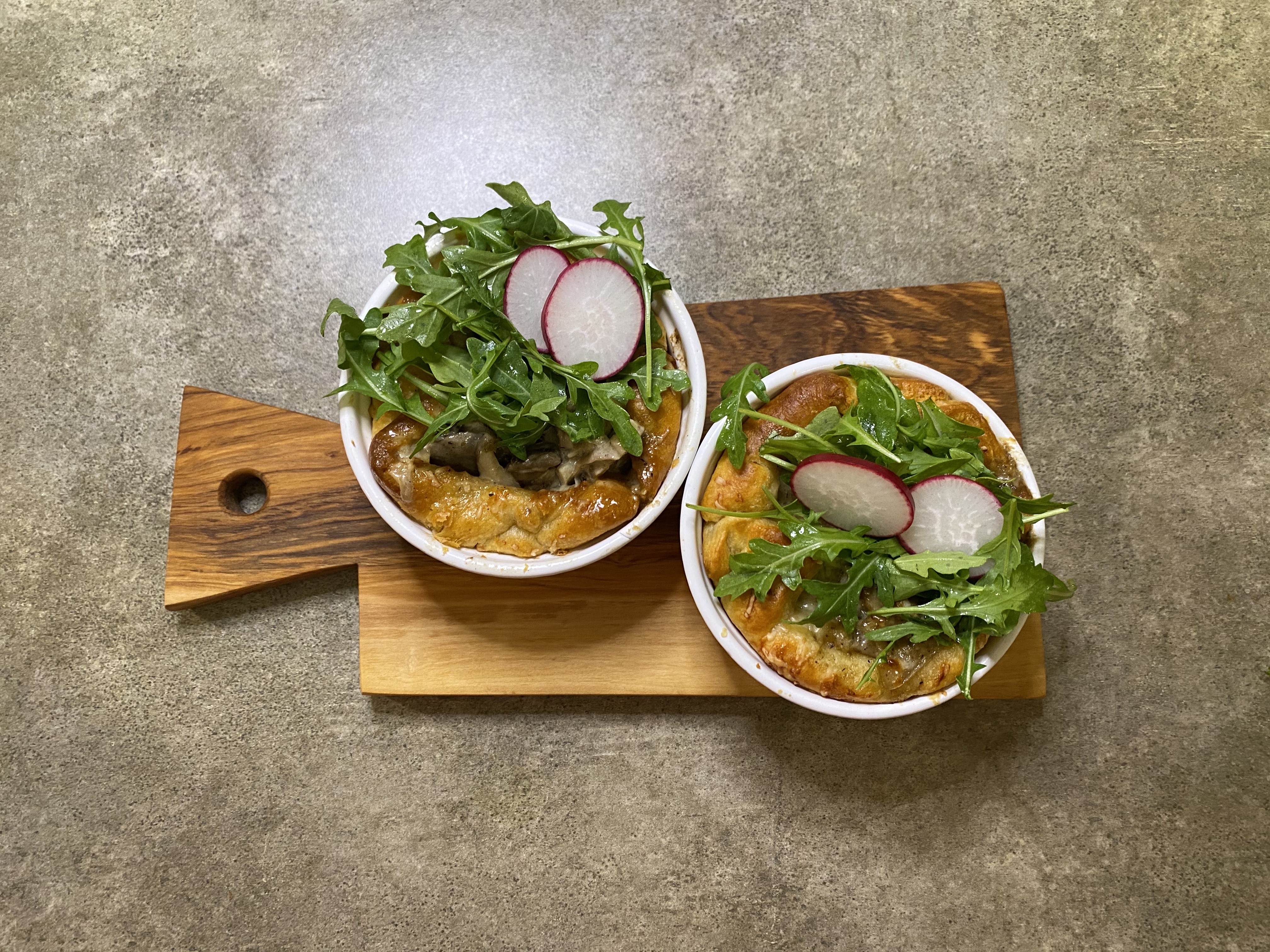 Steam-Baked Creamy Mushroom Pot Pies | Combi Steam Oven Recipes