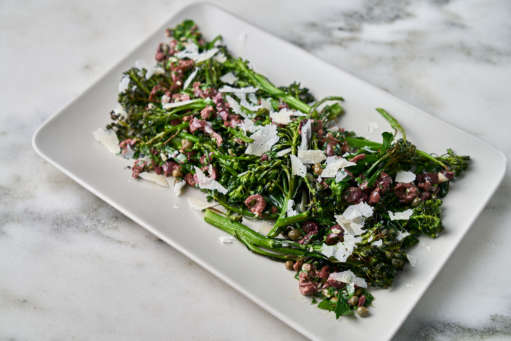 SteamRoasted Broccolini with OliveHerb Tapenade Combi Steam Oven Recipes