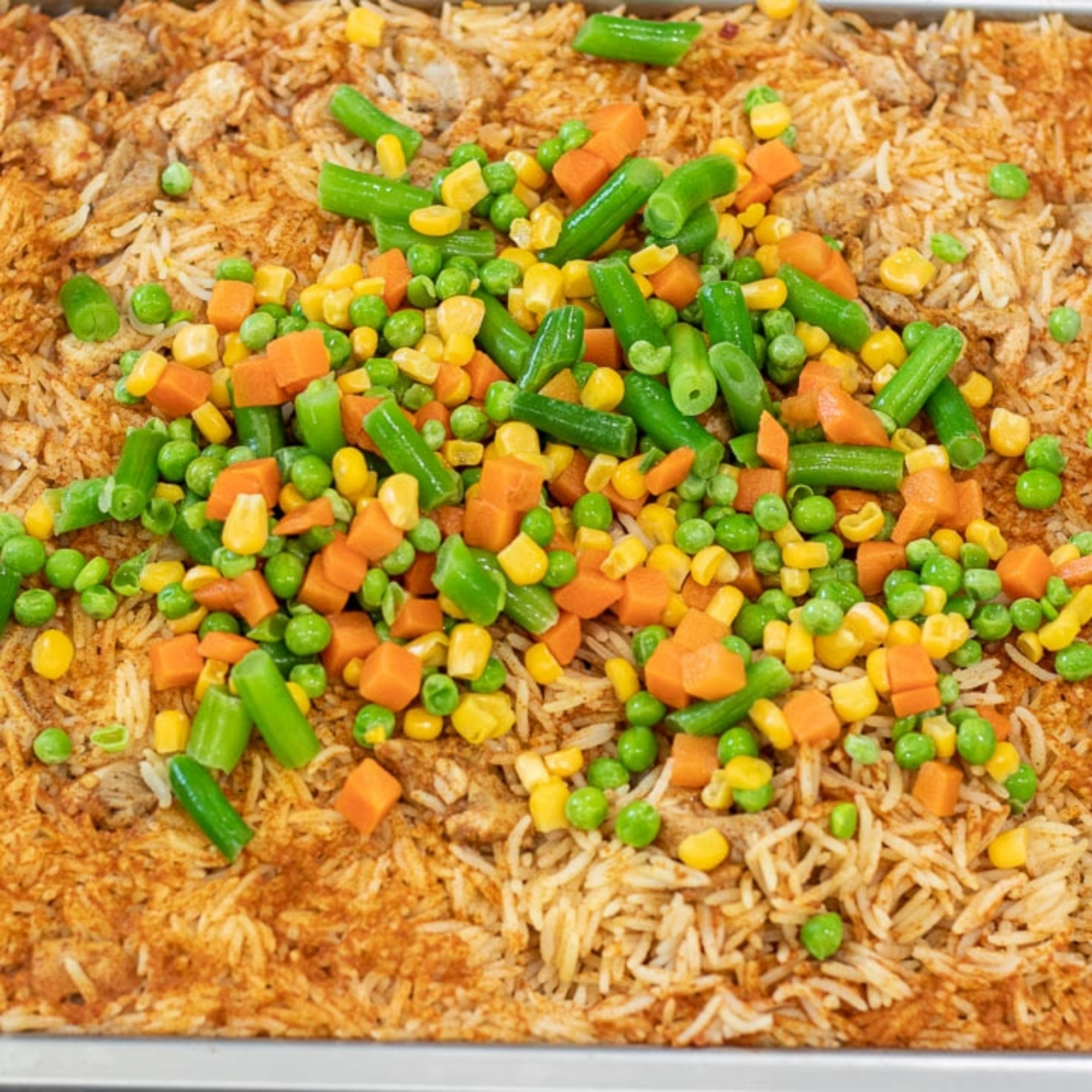 One Pan Steamed Rice and Chicken Combi Steam Oven Recipes