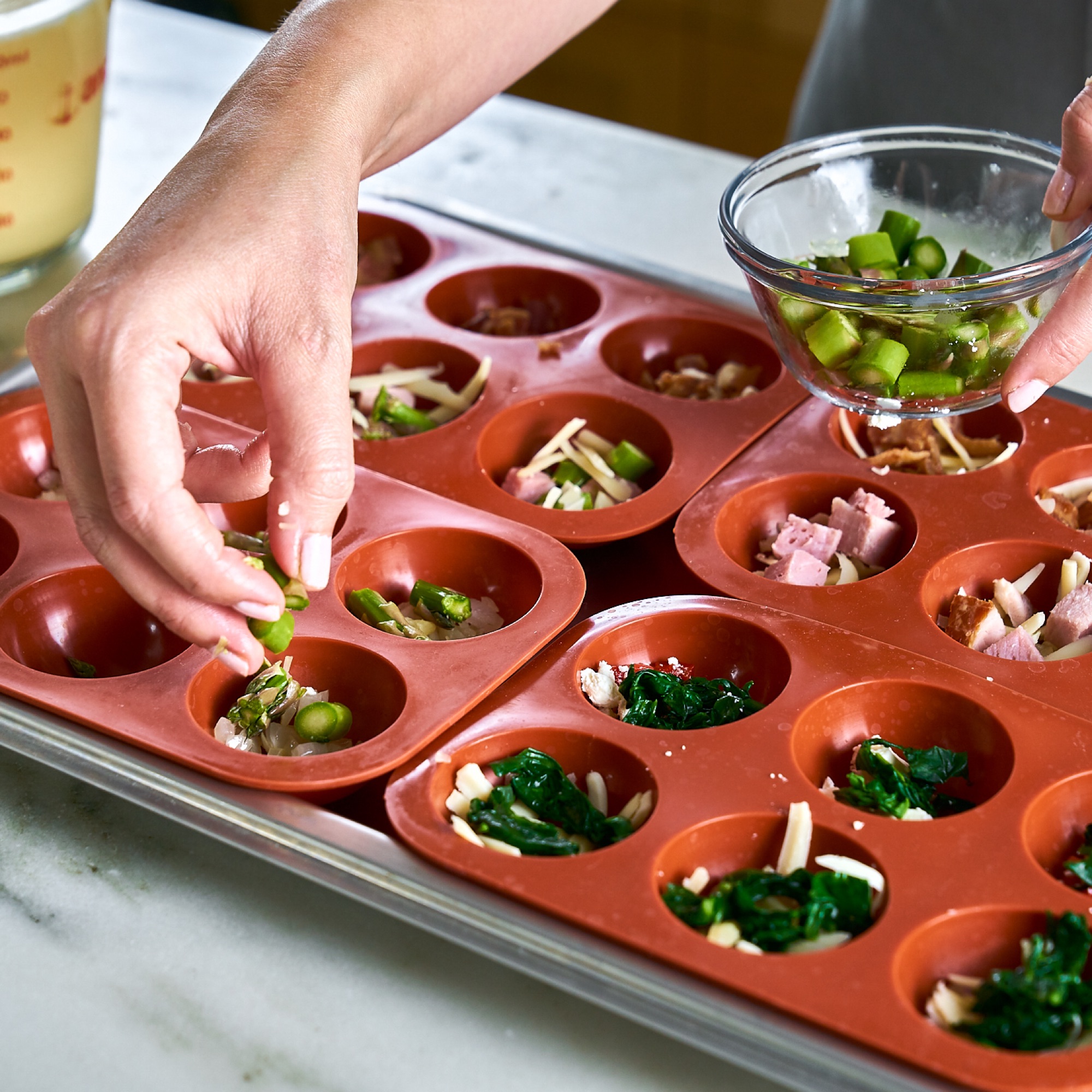 Making egg bites in the sink because I don't have anything that can fit the  silicon mold and Anova. So I used my sink. : r/sousvide