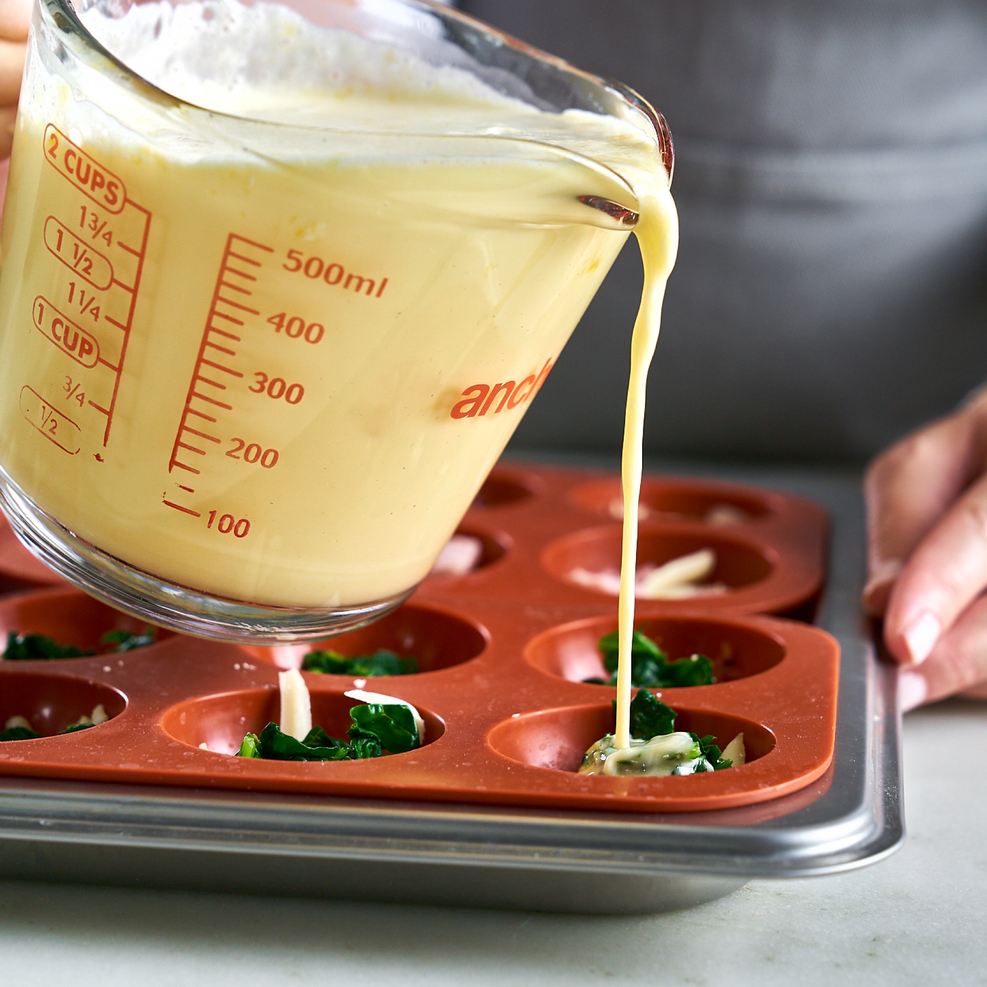 Making egg bites in the sink because I don't have anything that can fit the  silicon mold and Anova. So I used my sink. : r/sousvide