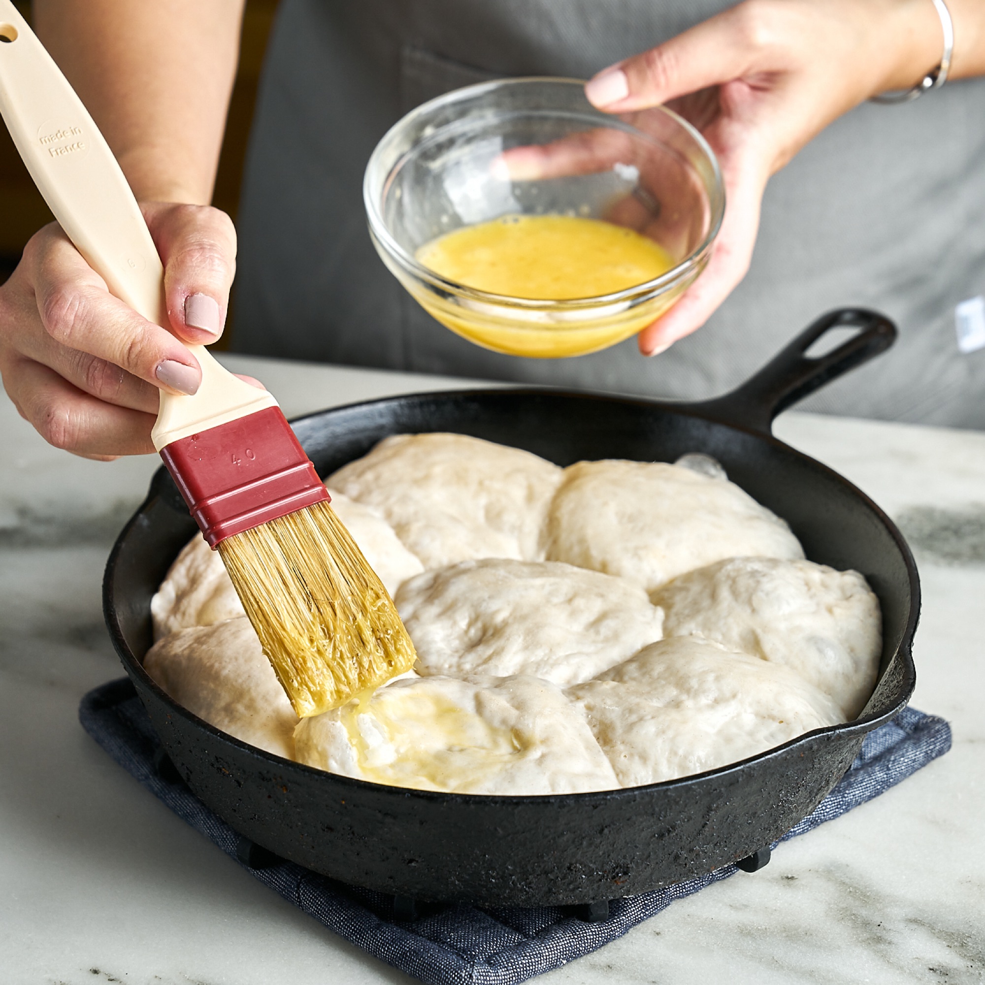 SteamBaked Cast Iron Skillet Rolls Combi Steam Oven Recipes