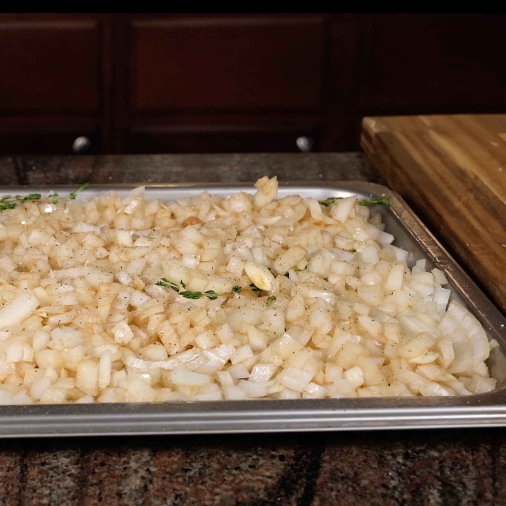 Sous Vide Whole Roasted Onions with Bacon Onion Jam Combi Steam Oven