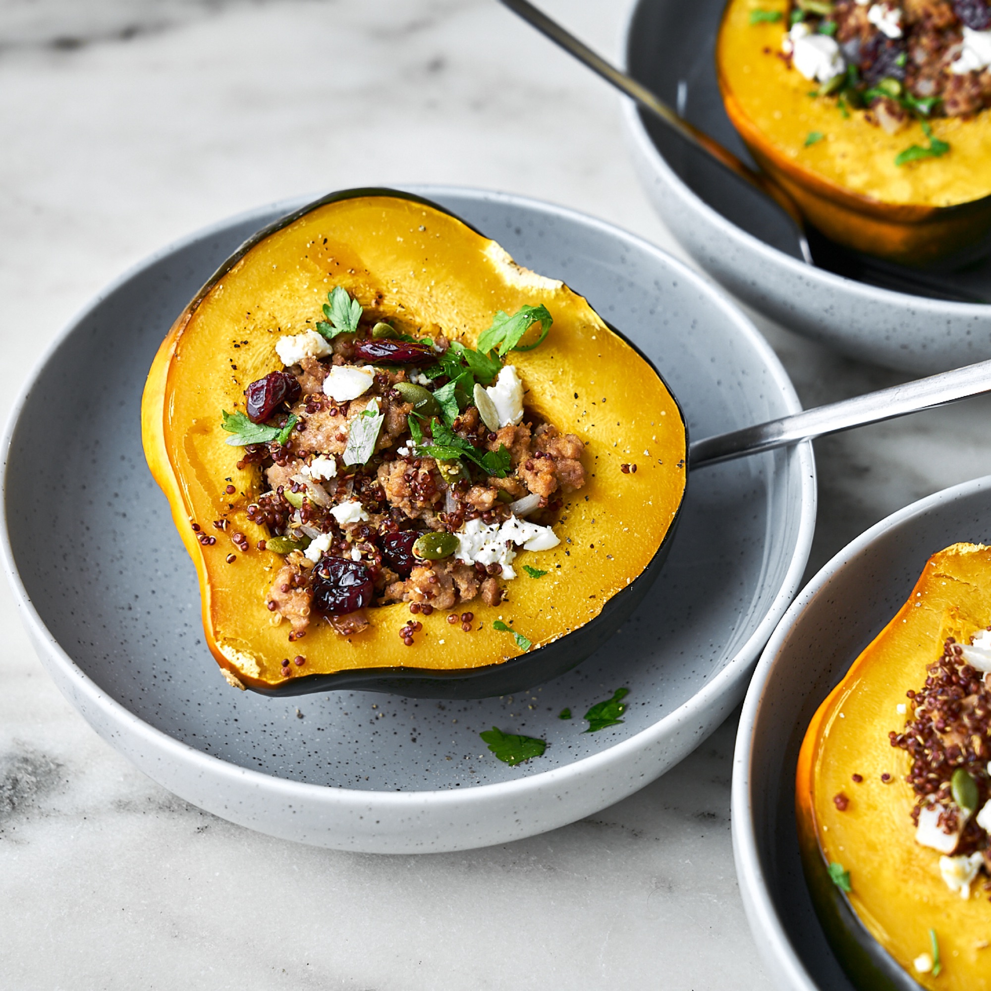 Stuffed Acorn Squash | Combi Steam Oven Recipes