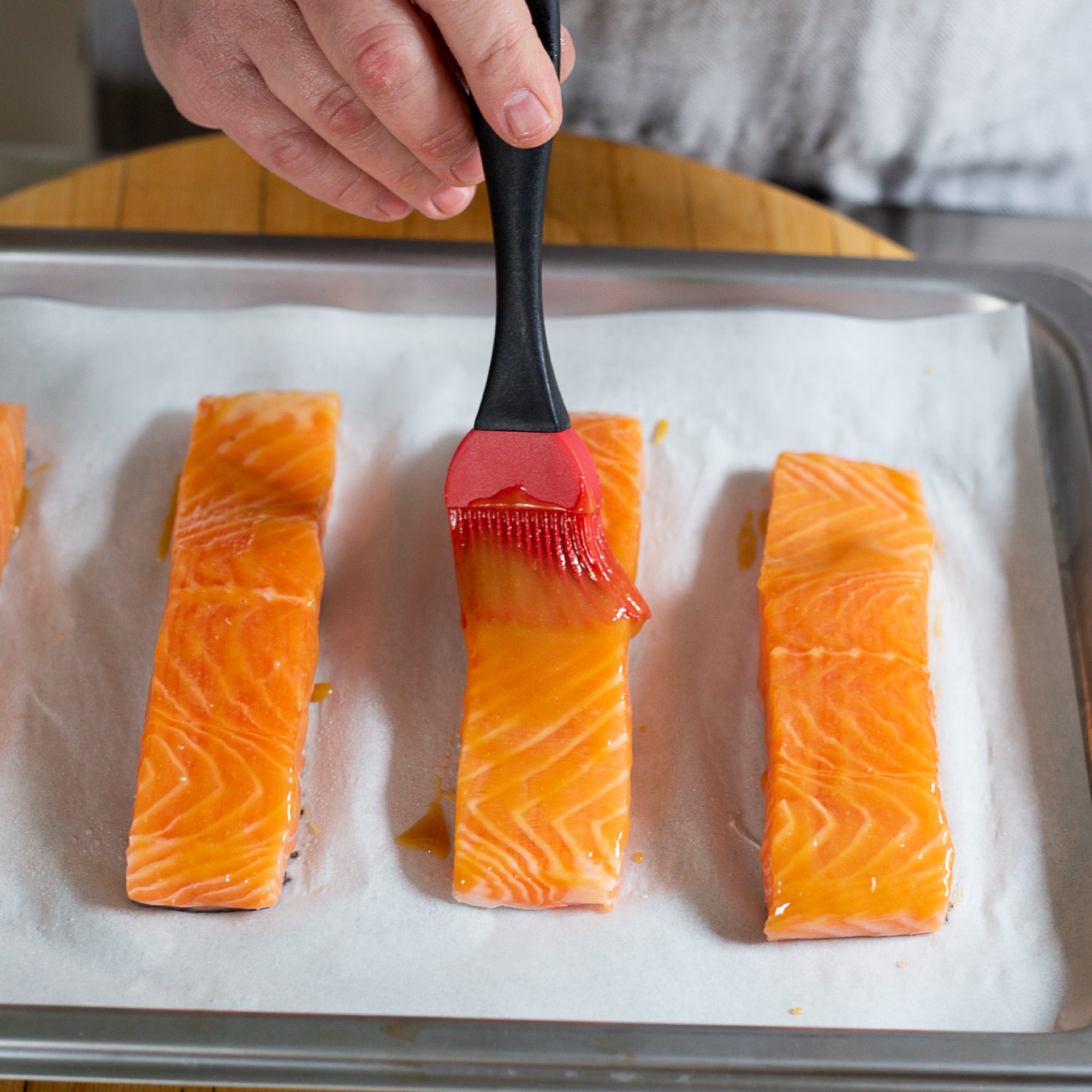 MisoGlazed SteamRoasted Salmon Combi Steam Oven Recipes