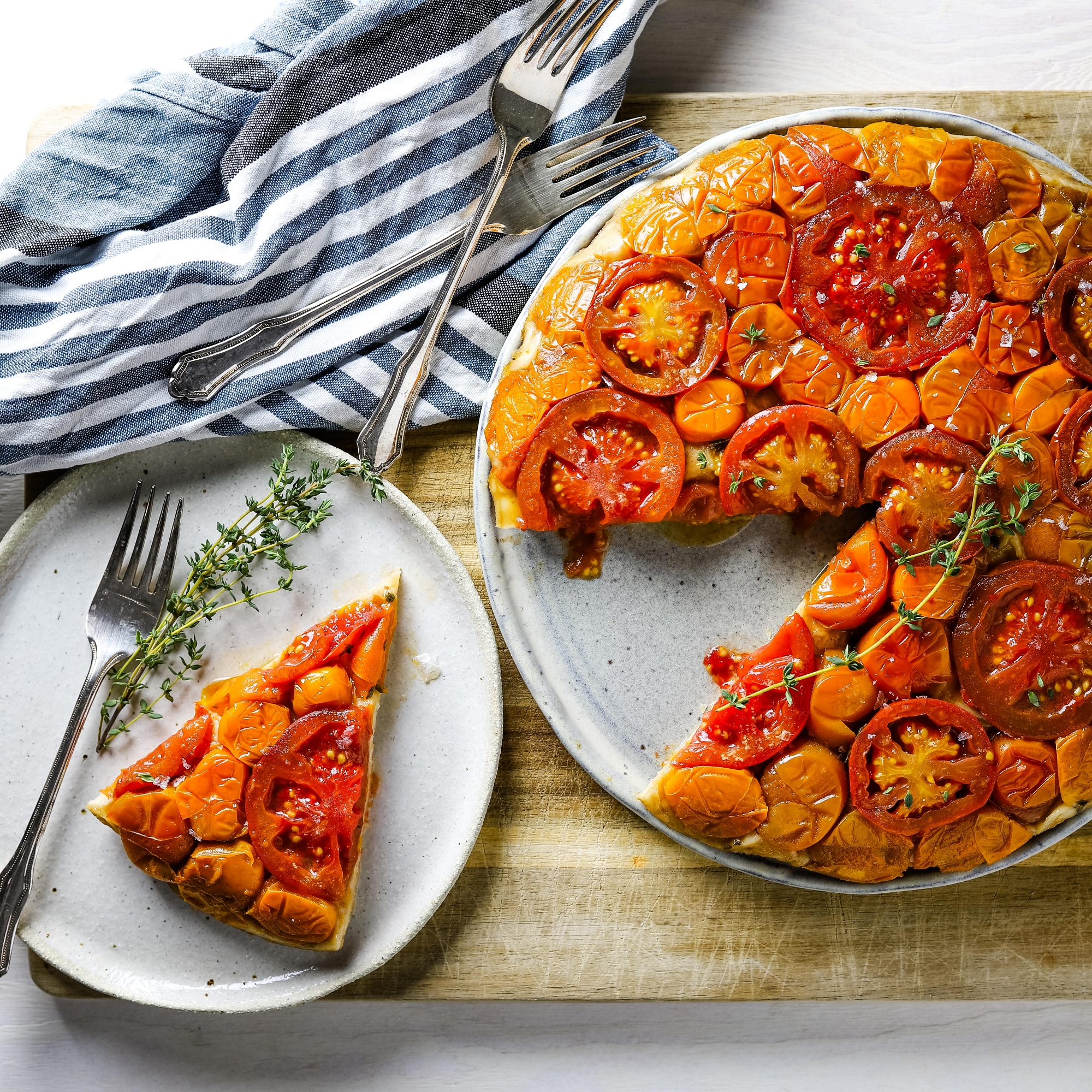 Upside Down Tomato Tart-image