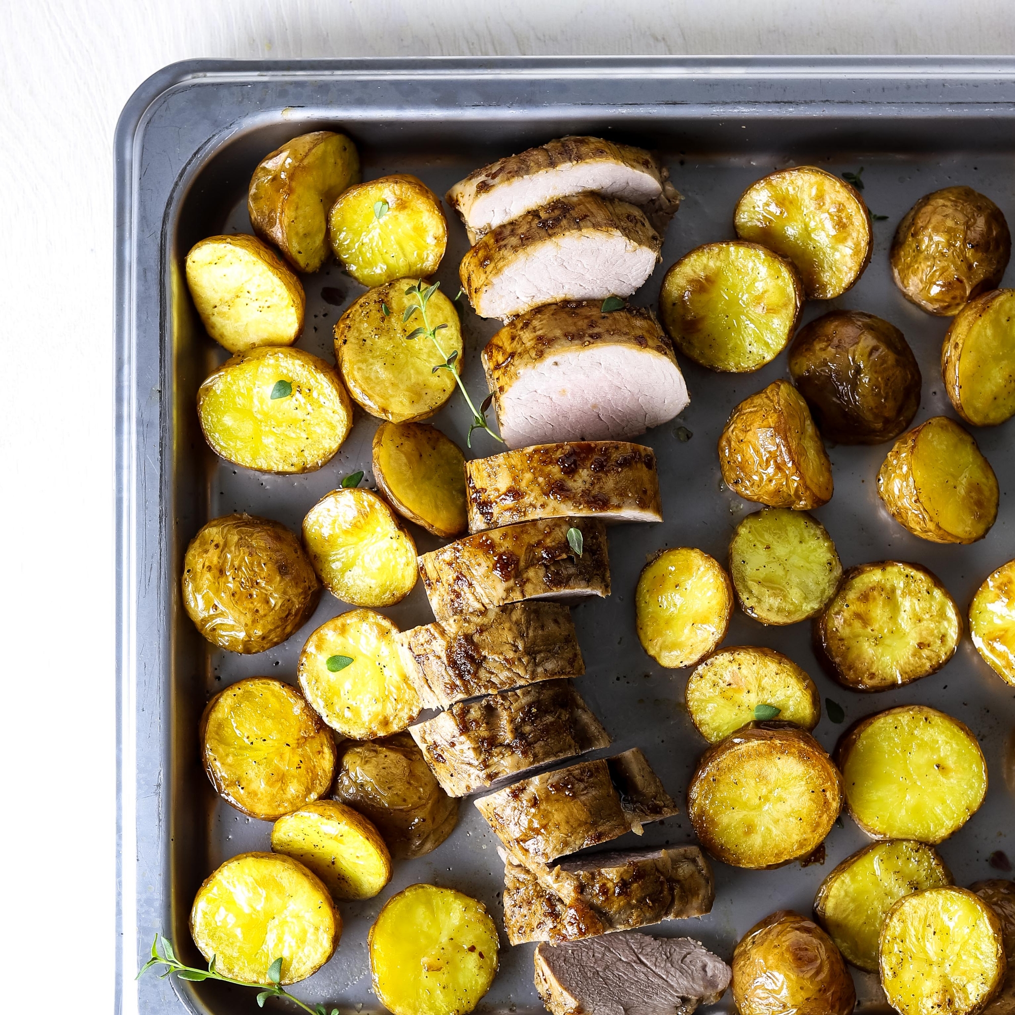 Sheet Pan Pork and Potatoes | Combi Steam Oven Recipes