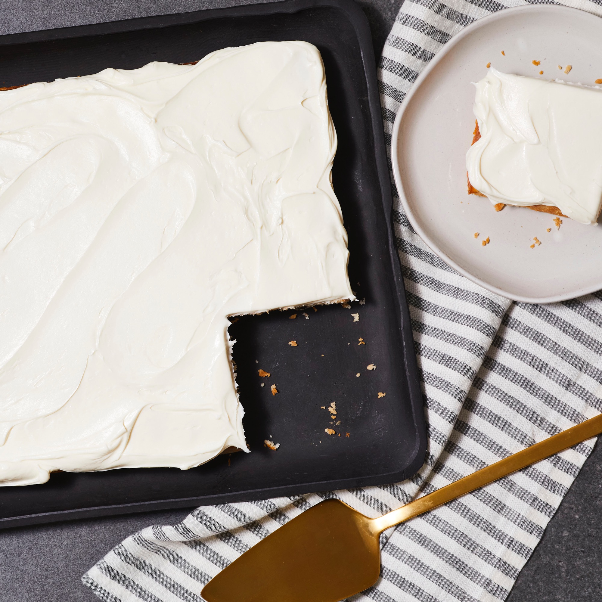 Steam-Baked Vanilla Sheet Cake | Combi Steam Oven Recipes