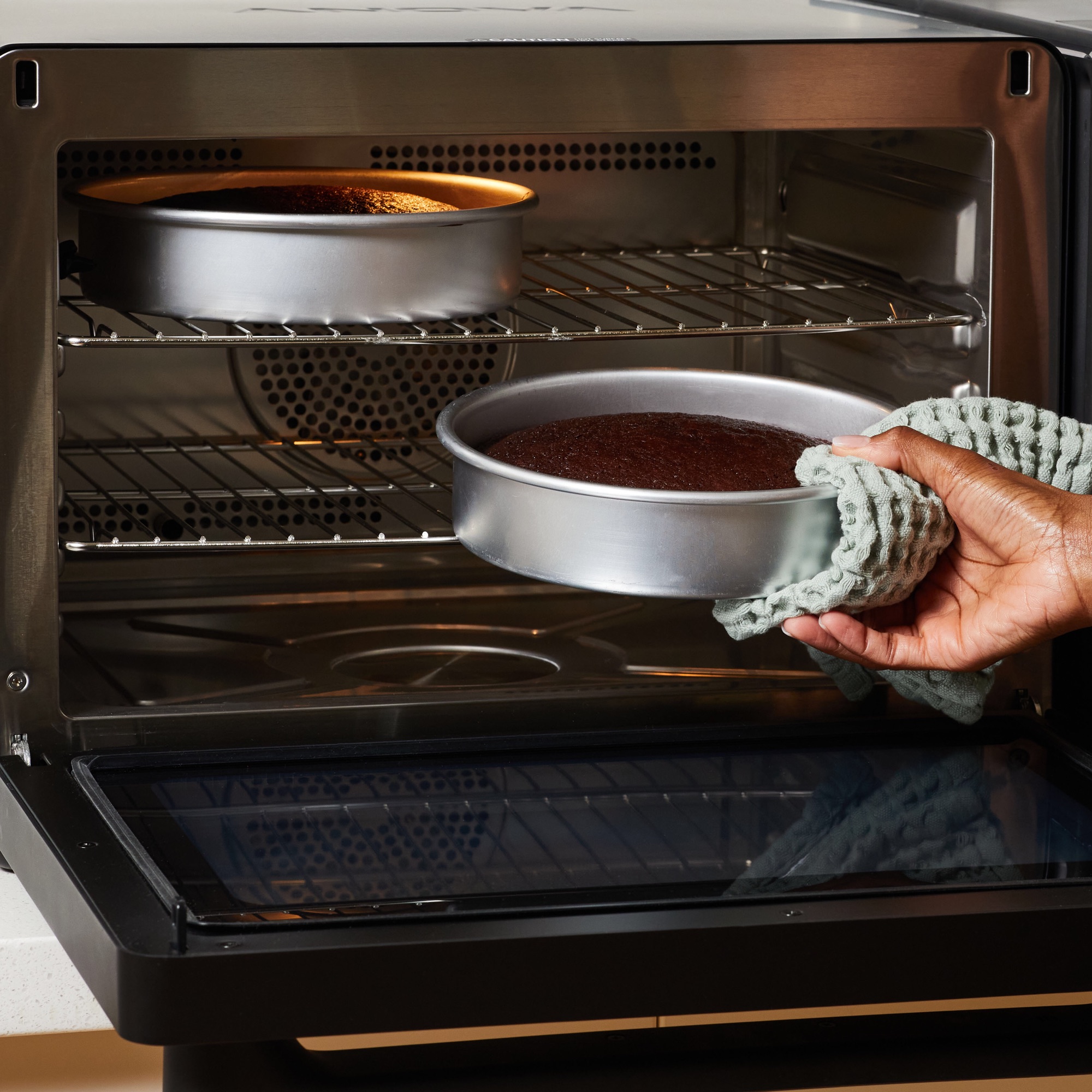 SteamBaked Chocolate Layer Cake Combi Steam Oven Recipes