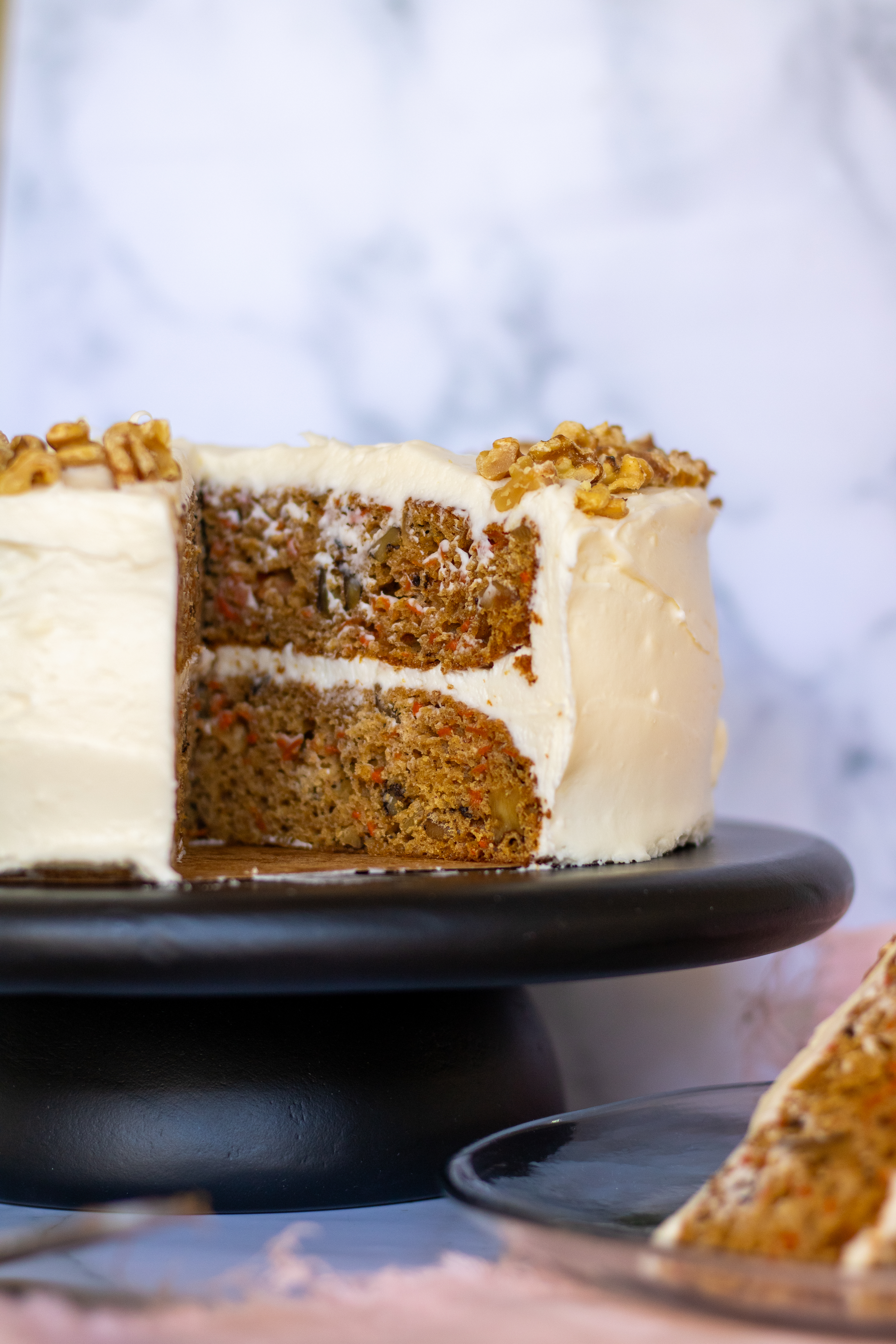 Steam-Baked Carrot Cake with Whipped Cream Cheese and Honey Frosting | Combi Steam Oven Recipes