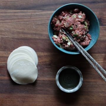 Set Up Dumpling Station