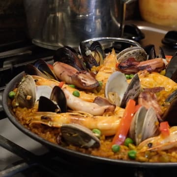 Assemble Paella.