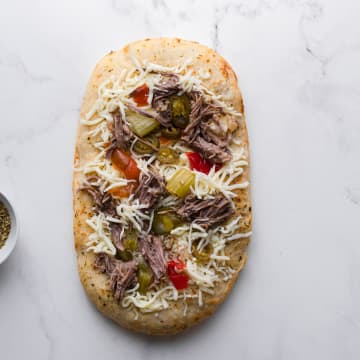 Assemble Flatbread Pizzas