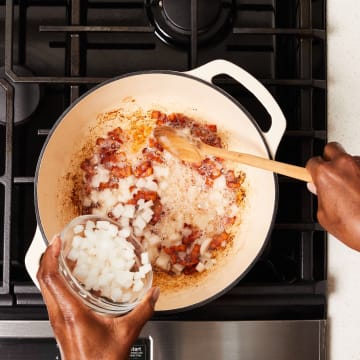 Cook Bacon and Onion