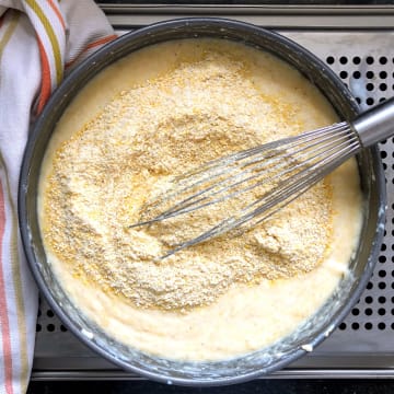 Whisk in the Eggs and Dry Mix