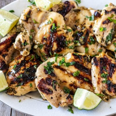 Cilantro Lime Chicken Thighs