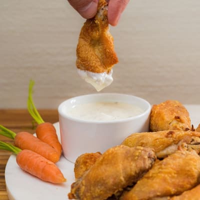 Crispy Air-Fried Chicken Wings