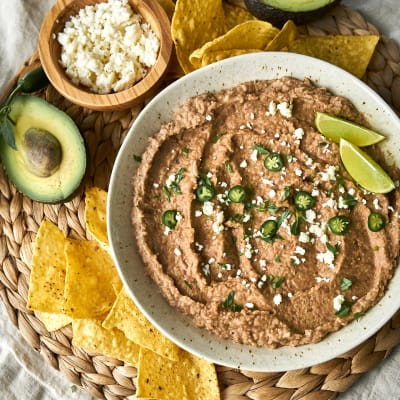 Steam-Baked "Refried" Beans