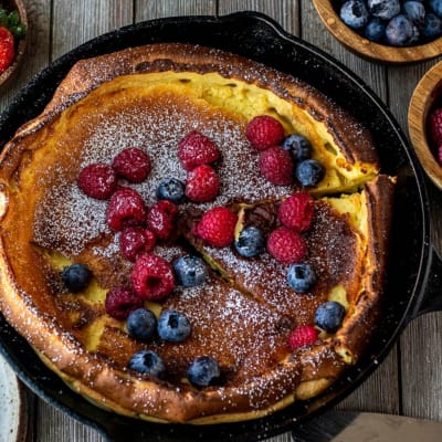 Steam-Baked Dutch Baby Pancake