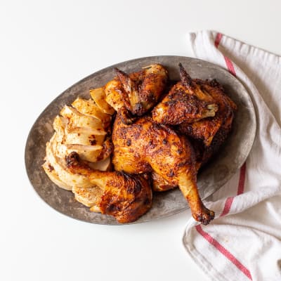 Steam-Roasted Beer Can Chicken