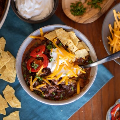 Steam-Baked Hearty Vegetable Chili