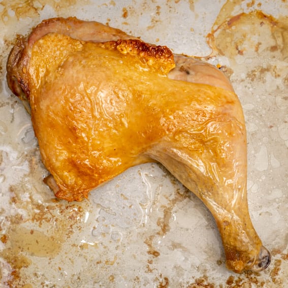 Simple Steam Oven Chicken Leg Quarters