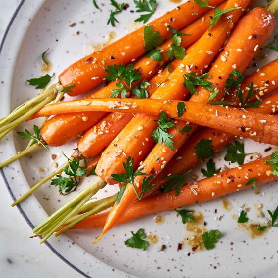 Brown Sugar-Glazed Carrots 