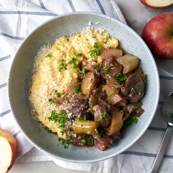 Wine- and Apple-Braised Pork Shoulder