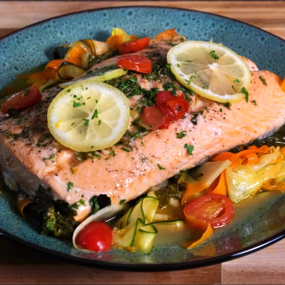 Salmon en Papillote  Combi Steam Oven Recipes