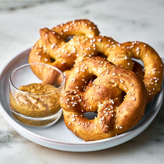 Steam-Baked Soft Pretzels 