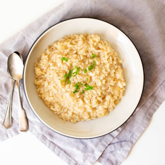 One Pan Steam-Baked Risotto