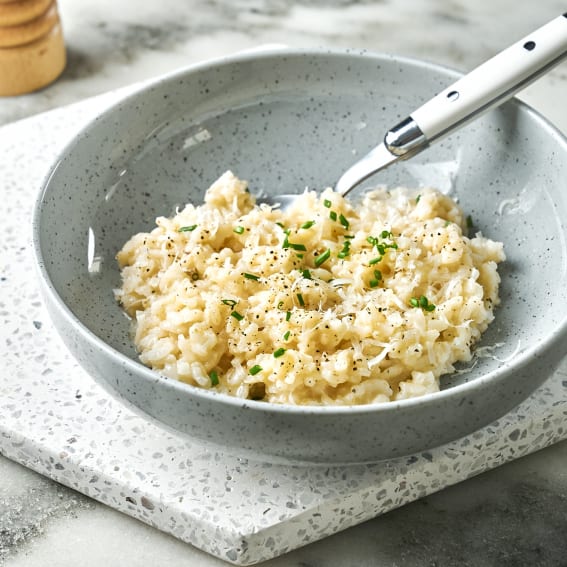 No-Stir Steam-Baked Risotto 