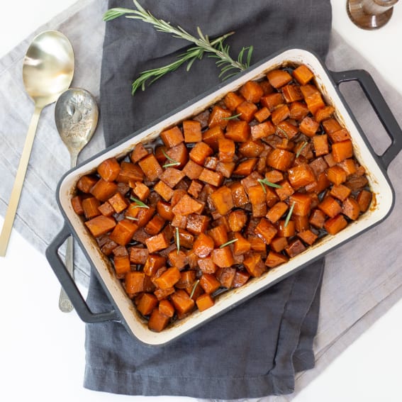 Convection-Baked Candied Sweet Potatoes