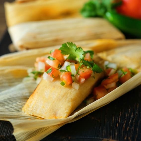 Steamed Turkey Tamales