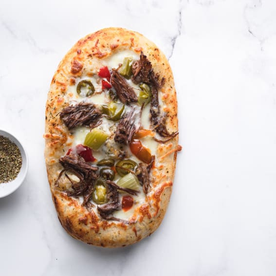 Chicago Italian Beef Flatbread 