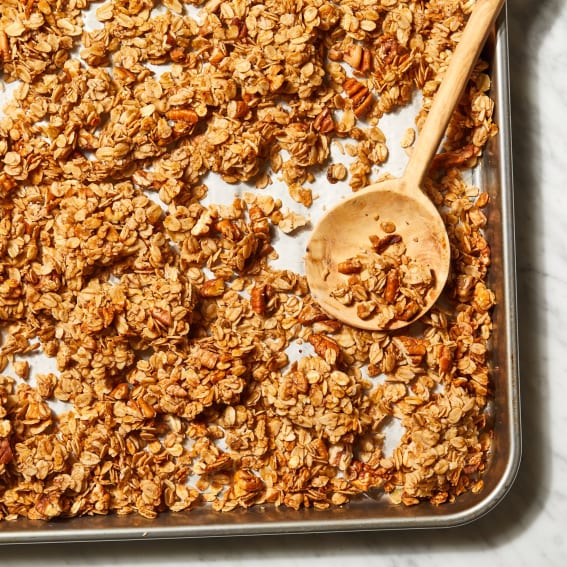 Steam-Baked Honey-Pecan Granola