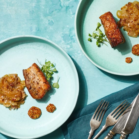Ginger Beer and Mustard-Braised Pork Belly