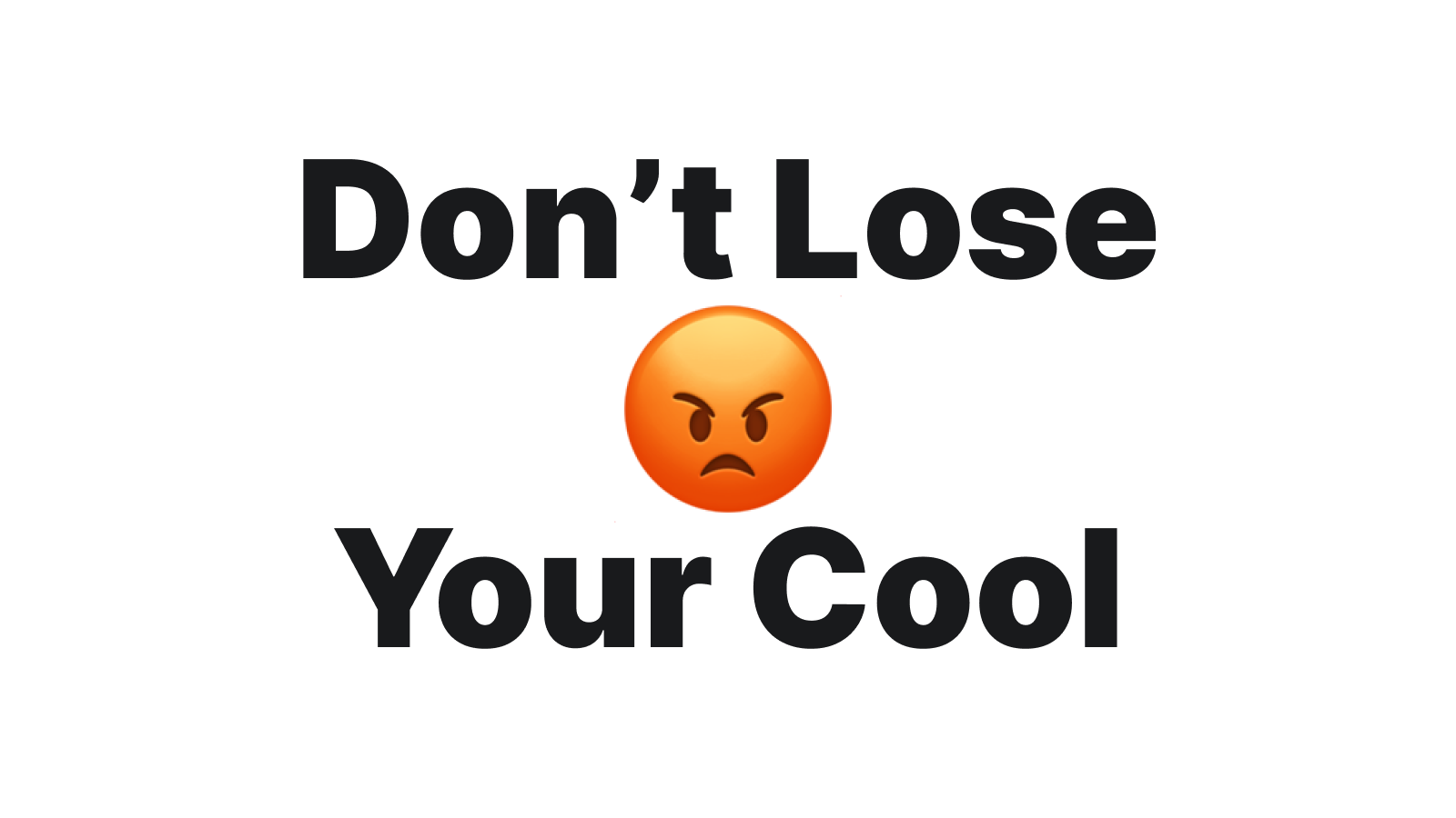 Don't Lose Your Cool Home
