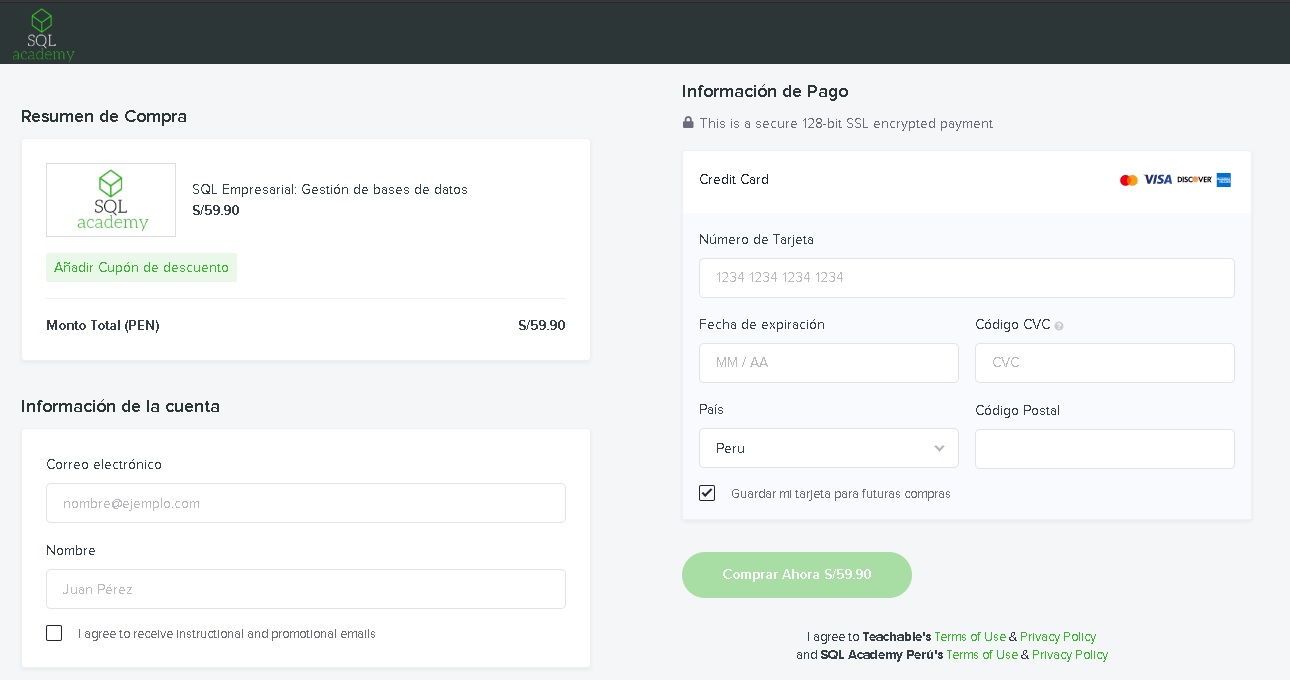 SQL_Academy_Peru_payment_page