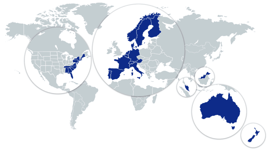 A world map