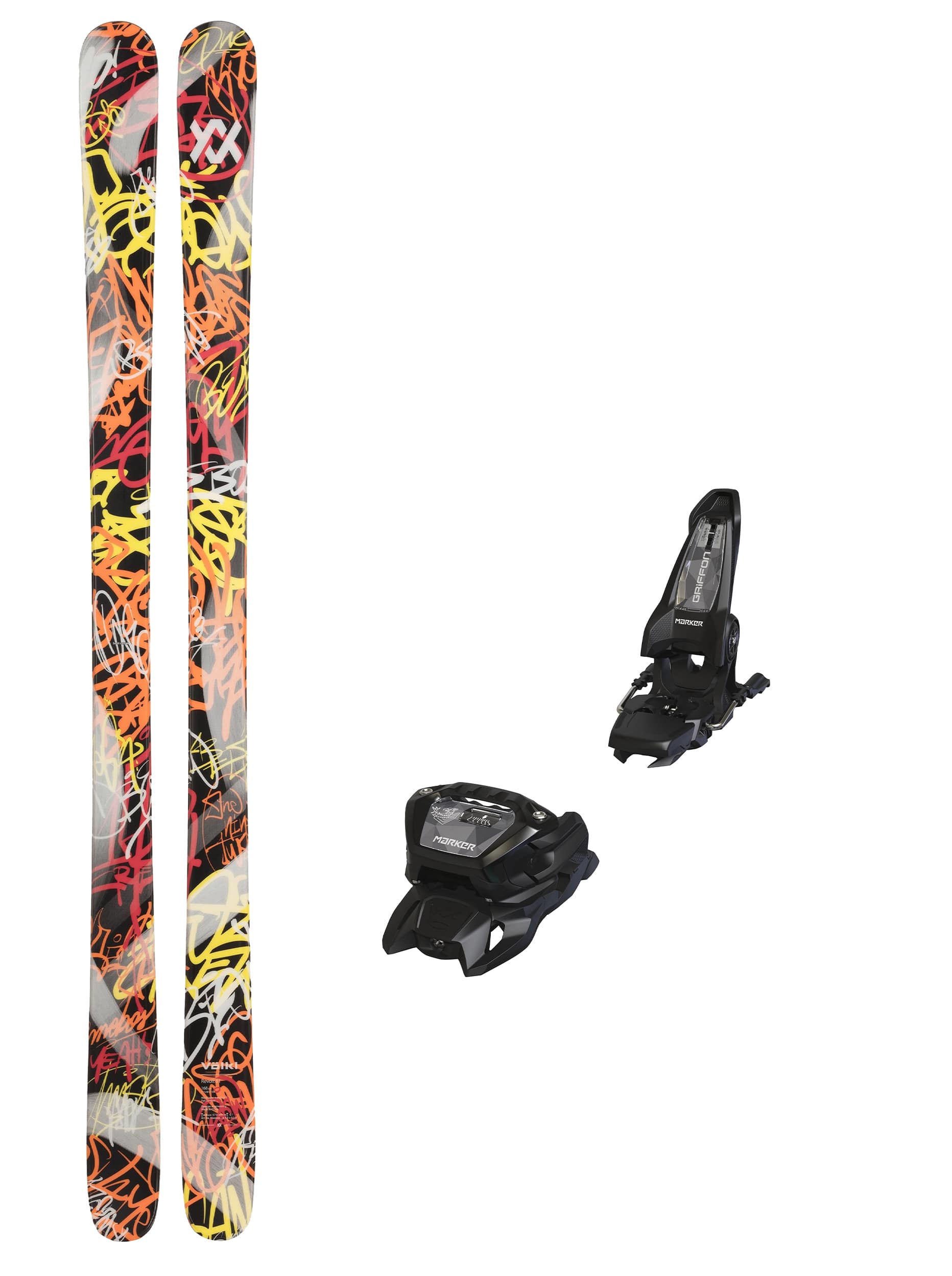 Völkl Revolt 81 med Marker Griffon 13 Unisex