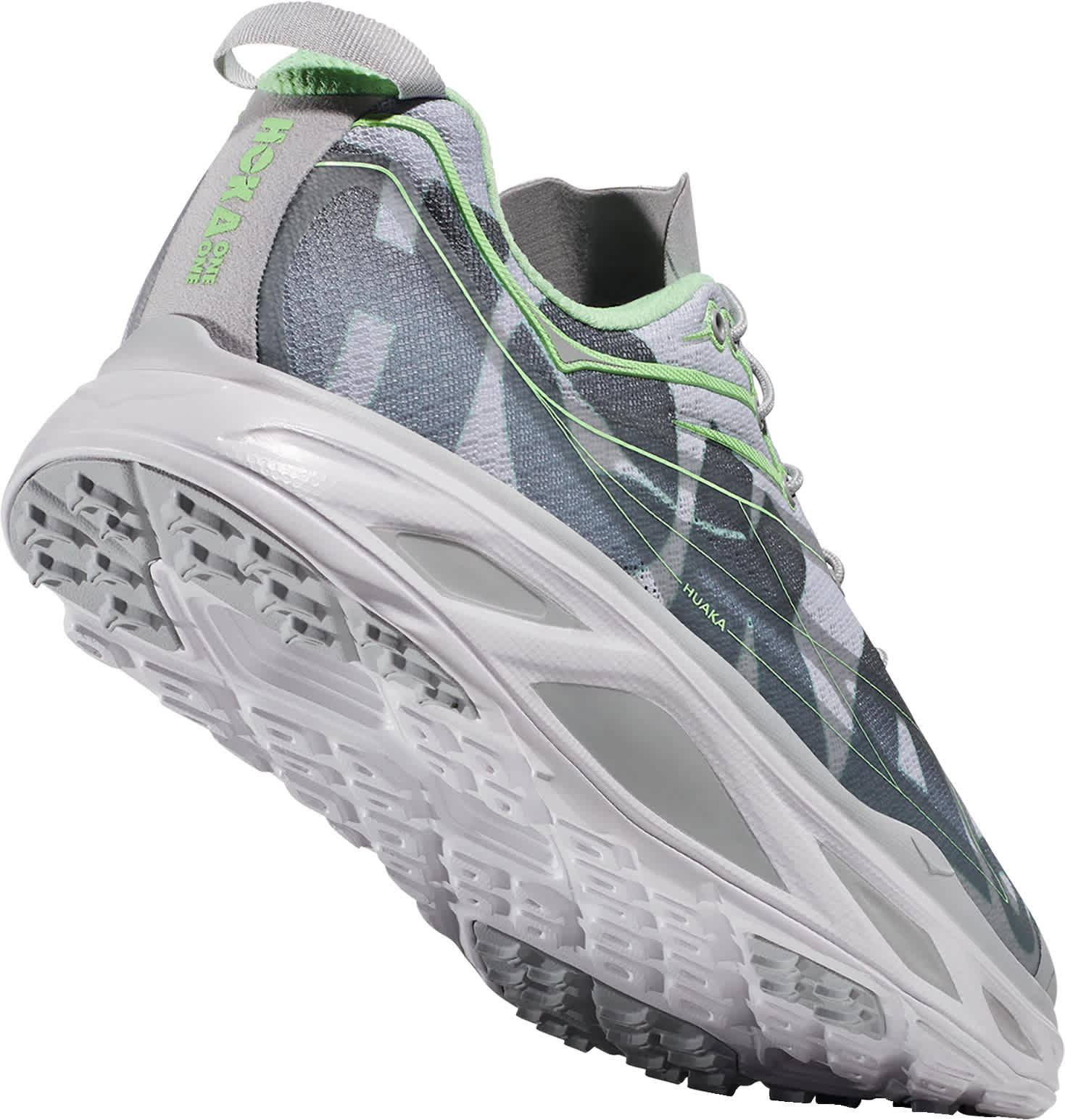 NWT Hoka Huaka Origins Unisex Shoes Running Sneakers Grey Green Quick Lace HOKA Transport Hike GTX Men main image 3