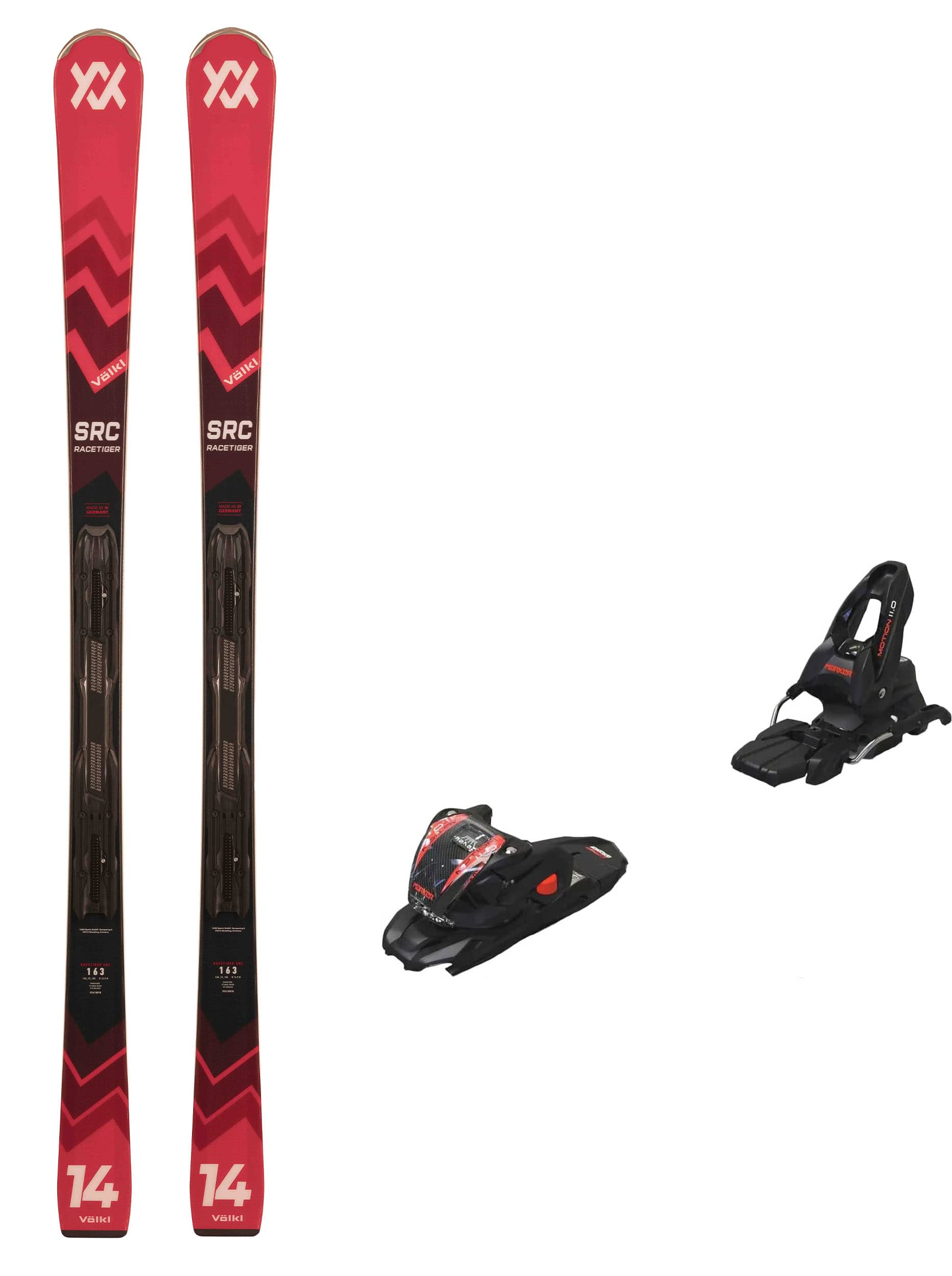 Völkl Racetiger SRC med Marker vMotion 11 GW Unisex